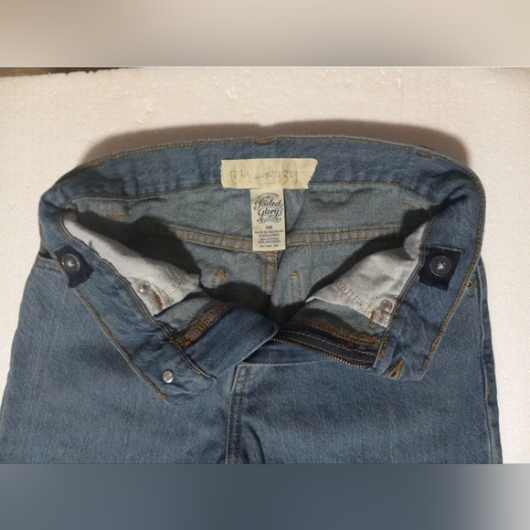 Faded Glory Boys Size 14 R Jeans Medium Blue Wash Adjustable Waist - Picture 6 of 10